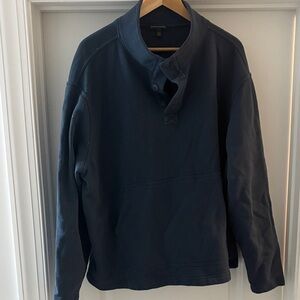 Banana Republic  Dark Blue Button-Up Sweatshirt size XXL